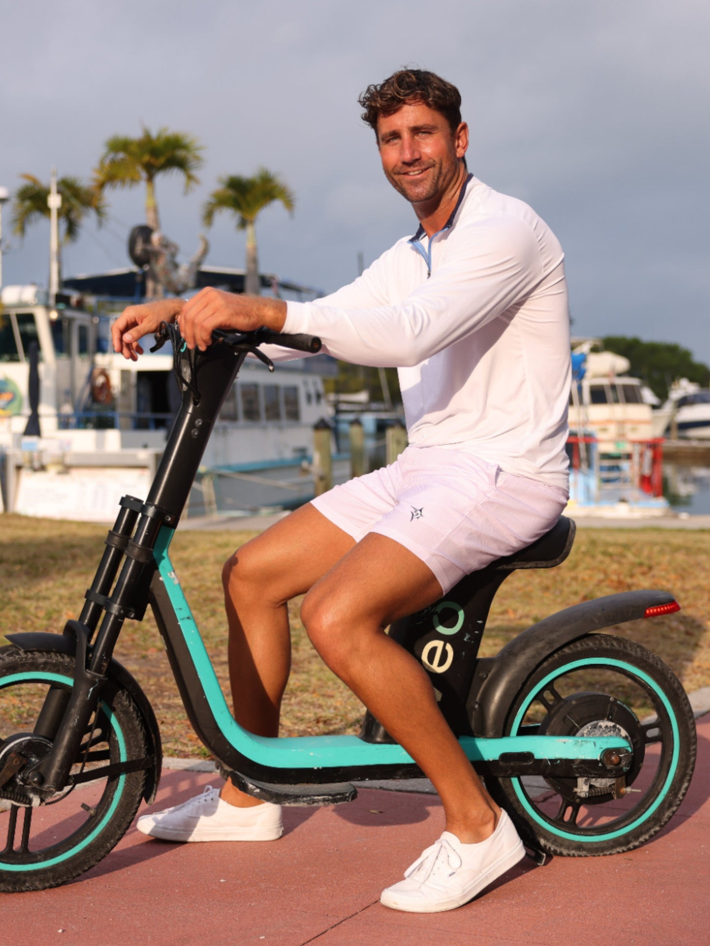 Freeport Shorts - Lavender Seersucker