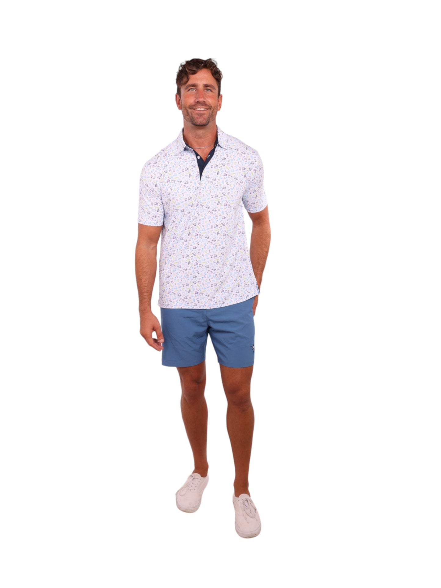 Freeport Shorts - Steel Blue