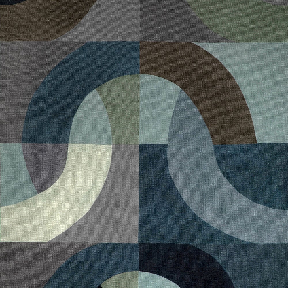 Colonnade Pillow Cover in Indigo