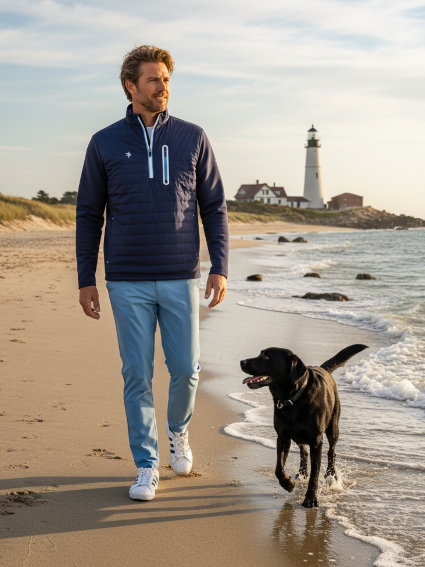 Hampton Pullover Technical Layer (Navy)