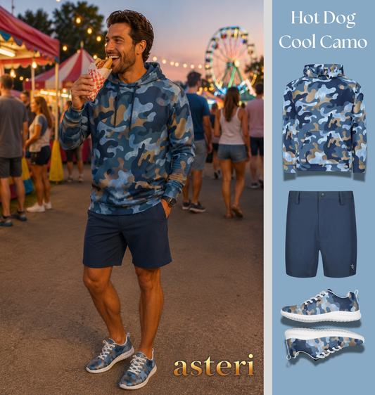 Blue Camo Unisex Hoodie