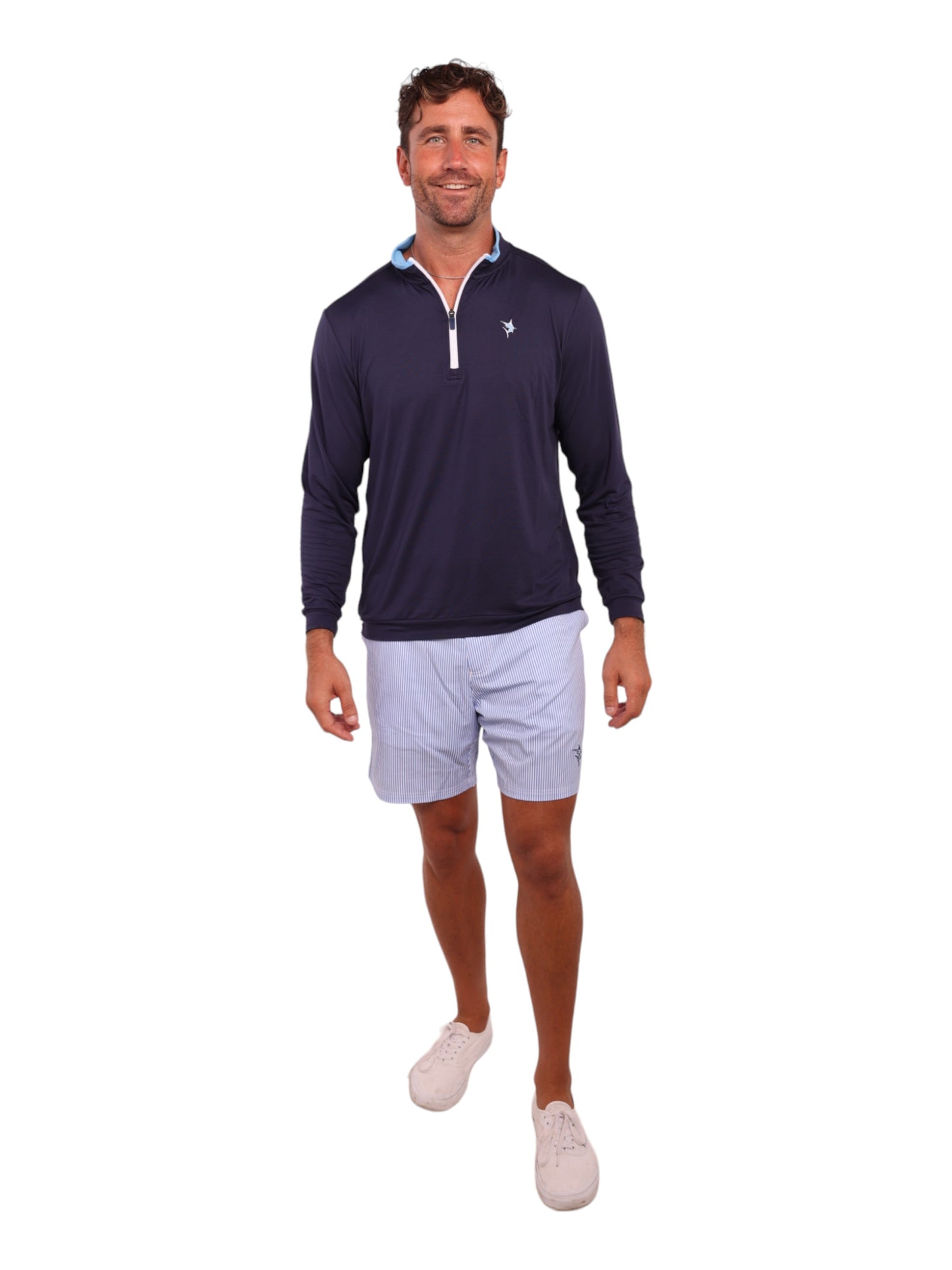 Freeport Shorts - Royal Blue Seersucker