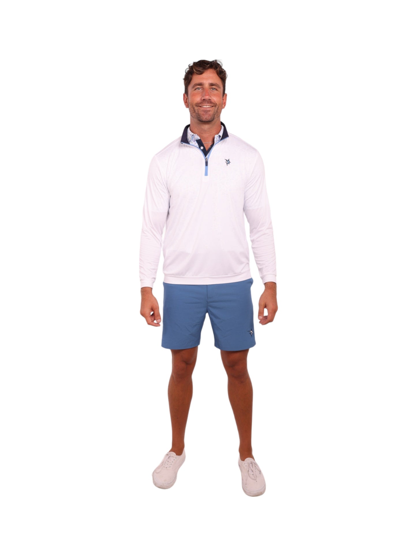 Long Beach - White Quarter Zip