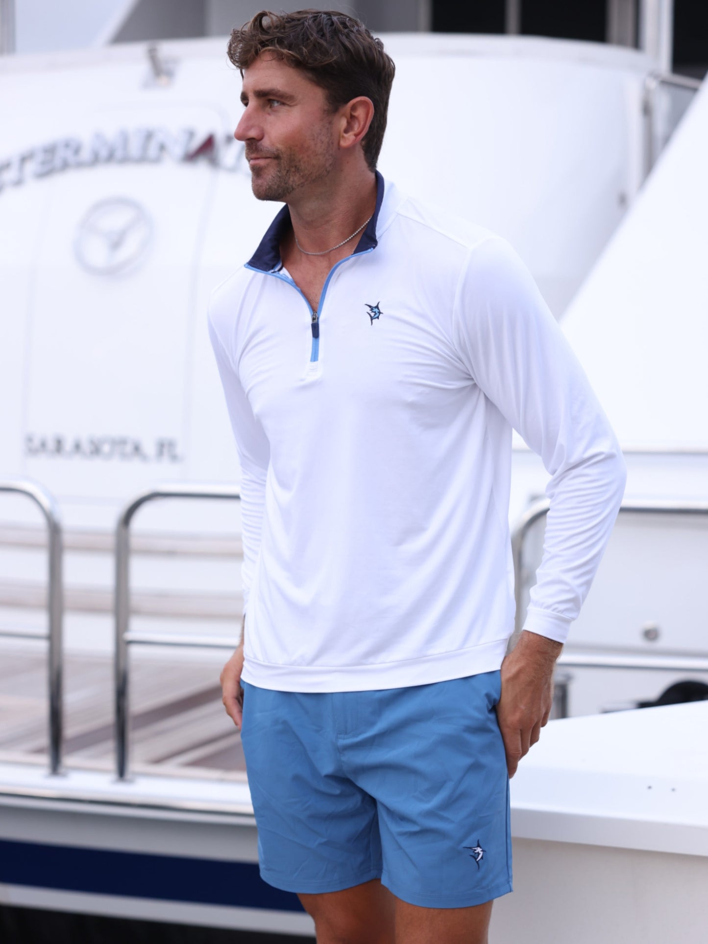 Freeport Shorts - Steel Blue