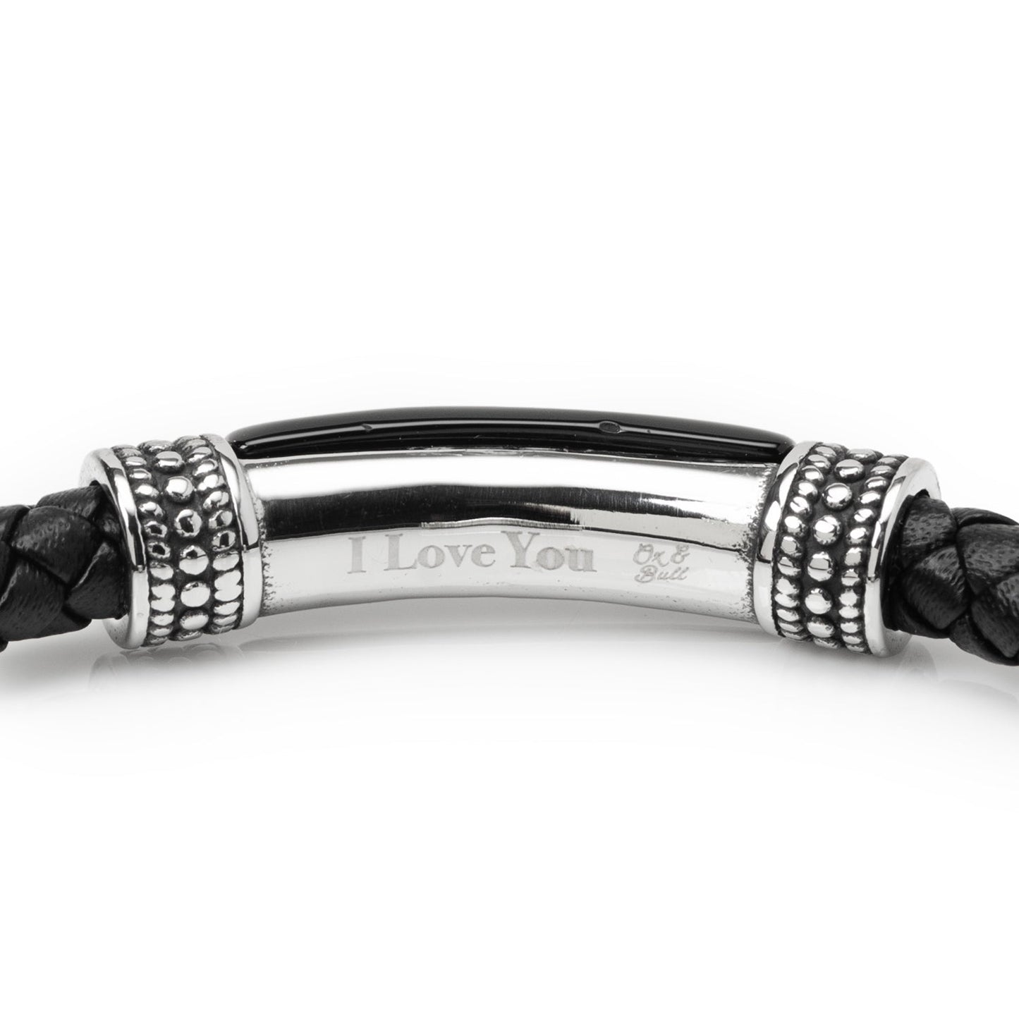 Onyx "I Love You" Bracelet