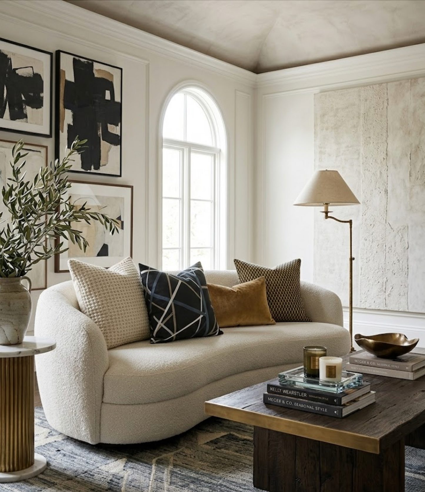 Simpatico Pillow Cover in Raven