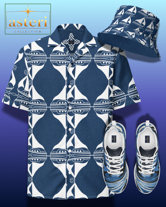 Moroccan Sailboat - Reversible bucket hat