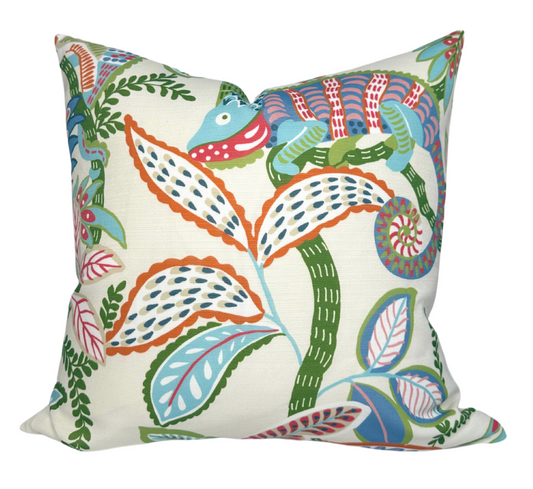 Iggy Performance Pillow Cover in Ivory - Indoor / Outdoor Pillow