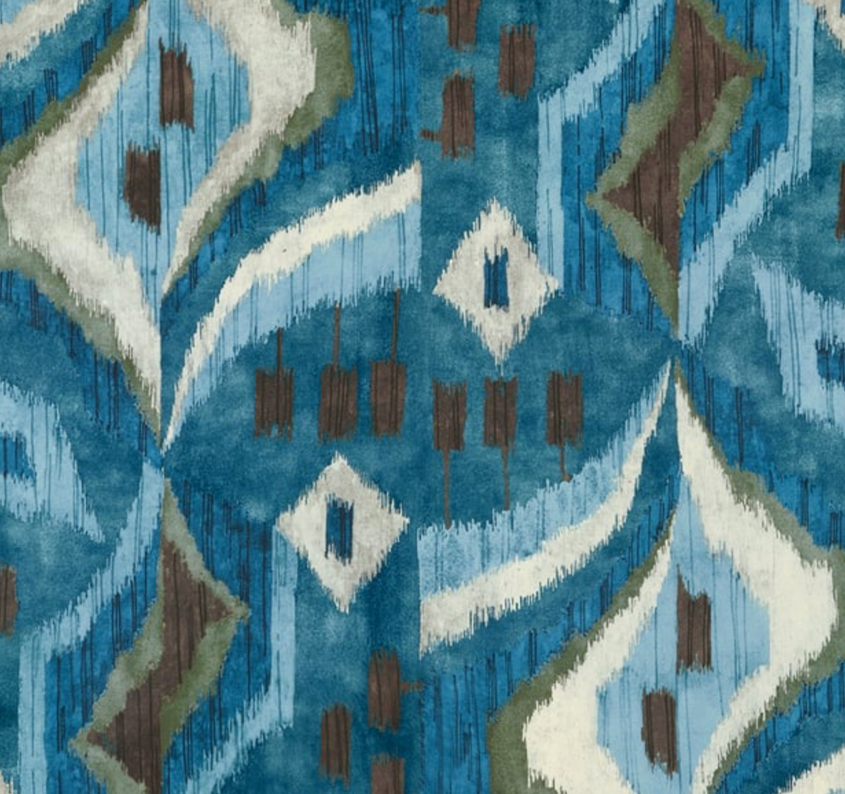 Artesian Velvet Pillow Cover in Mineral Blue