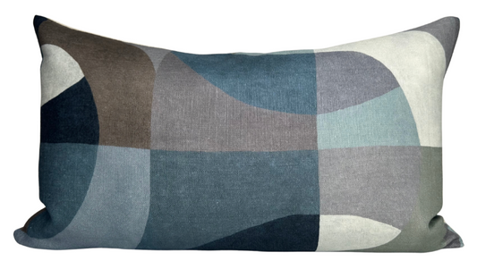 Colonnade Pillow Cover in Blue