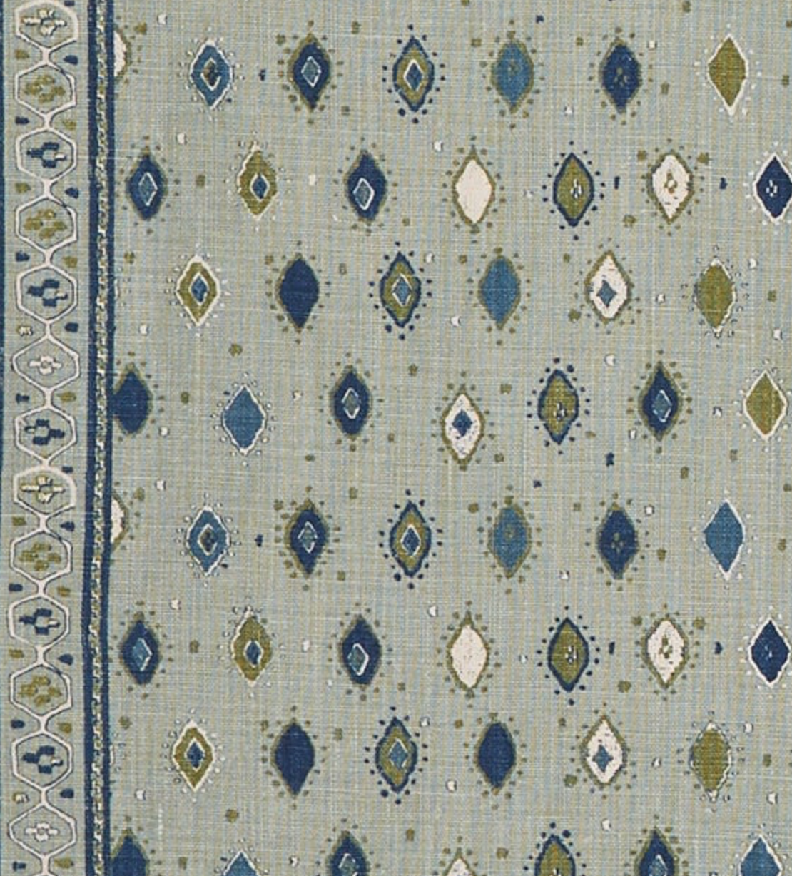 Oona Pillow Cover in Ocean Indigo