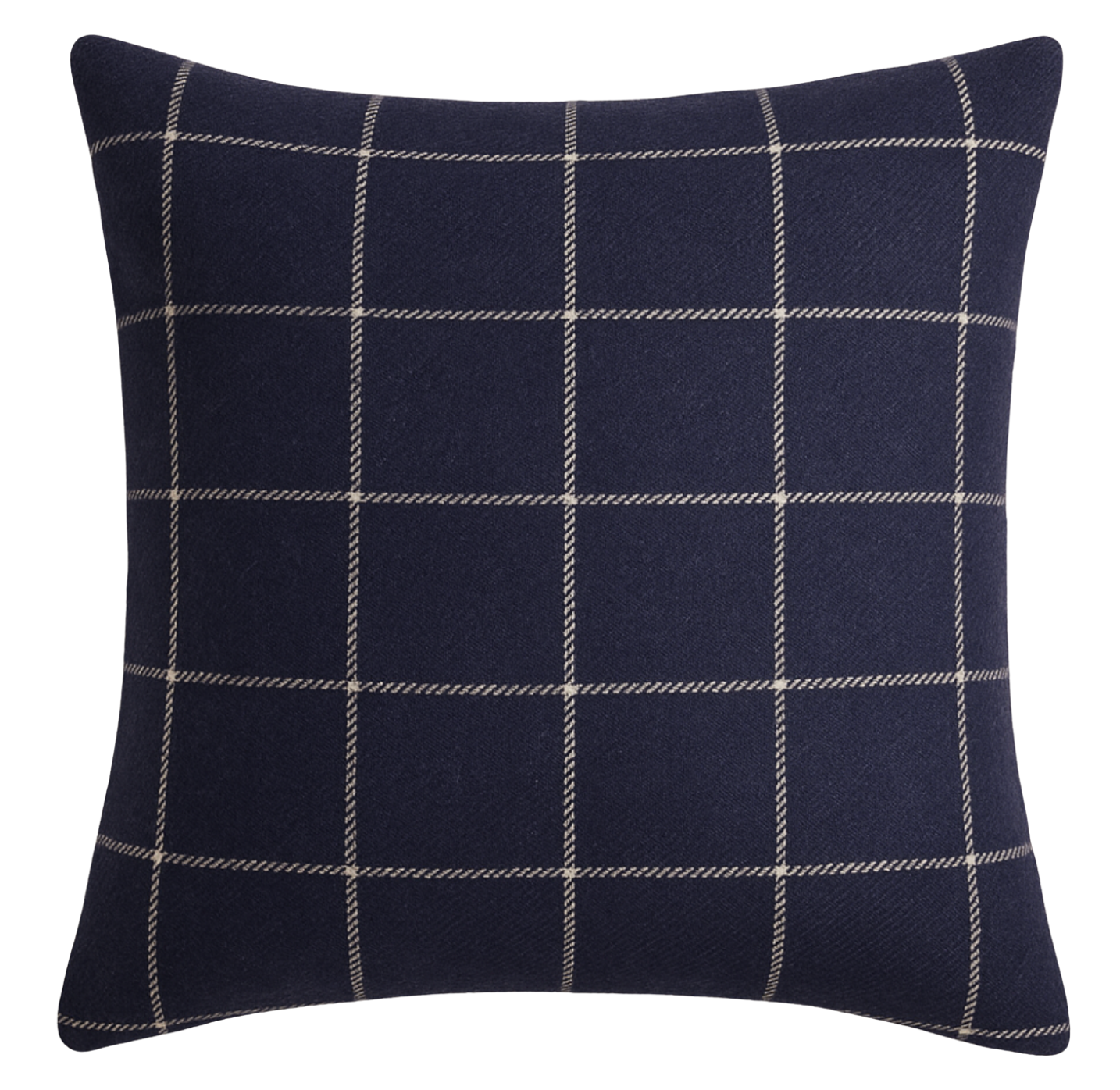 Bancroft Wool Pillow Cover in Navy Blue