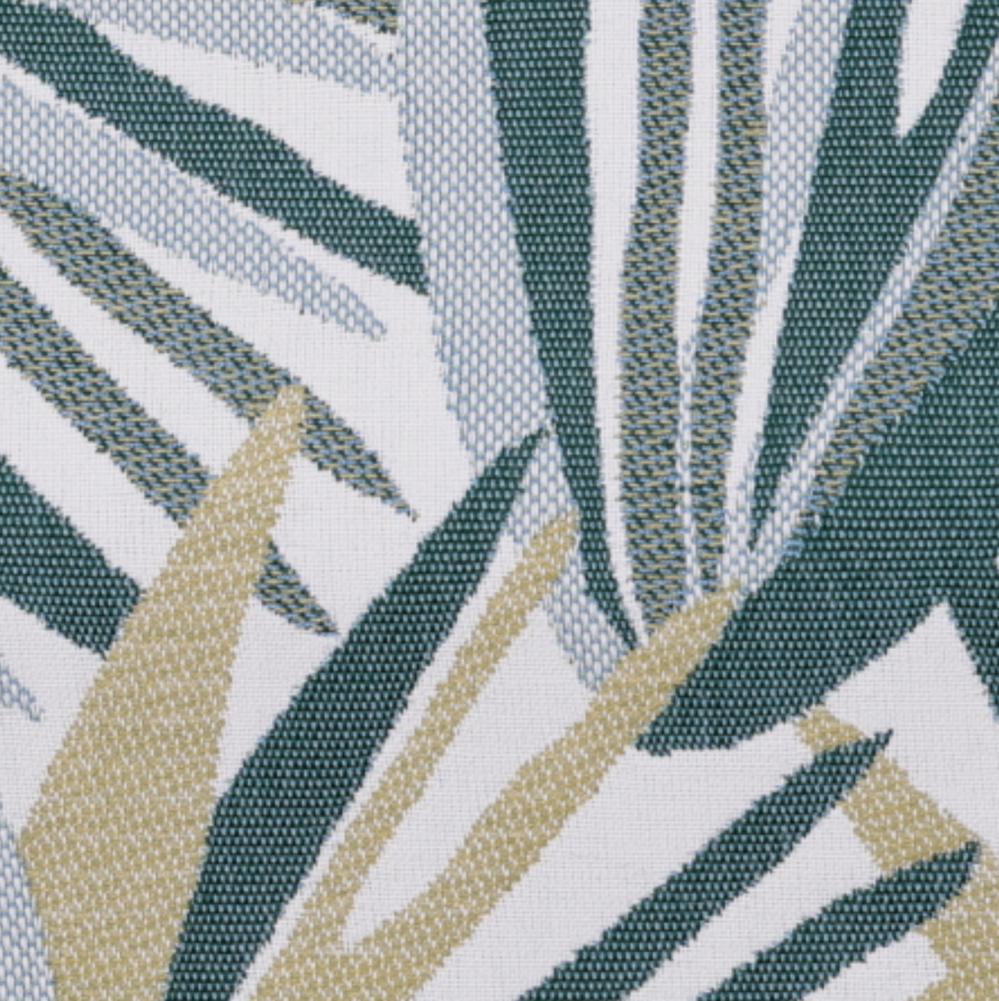 Palmetto Pillow Cover in Verdigris