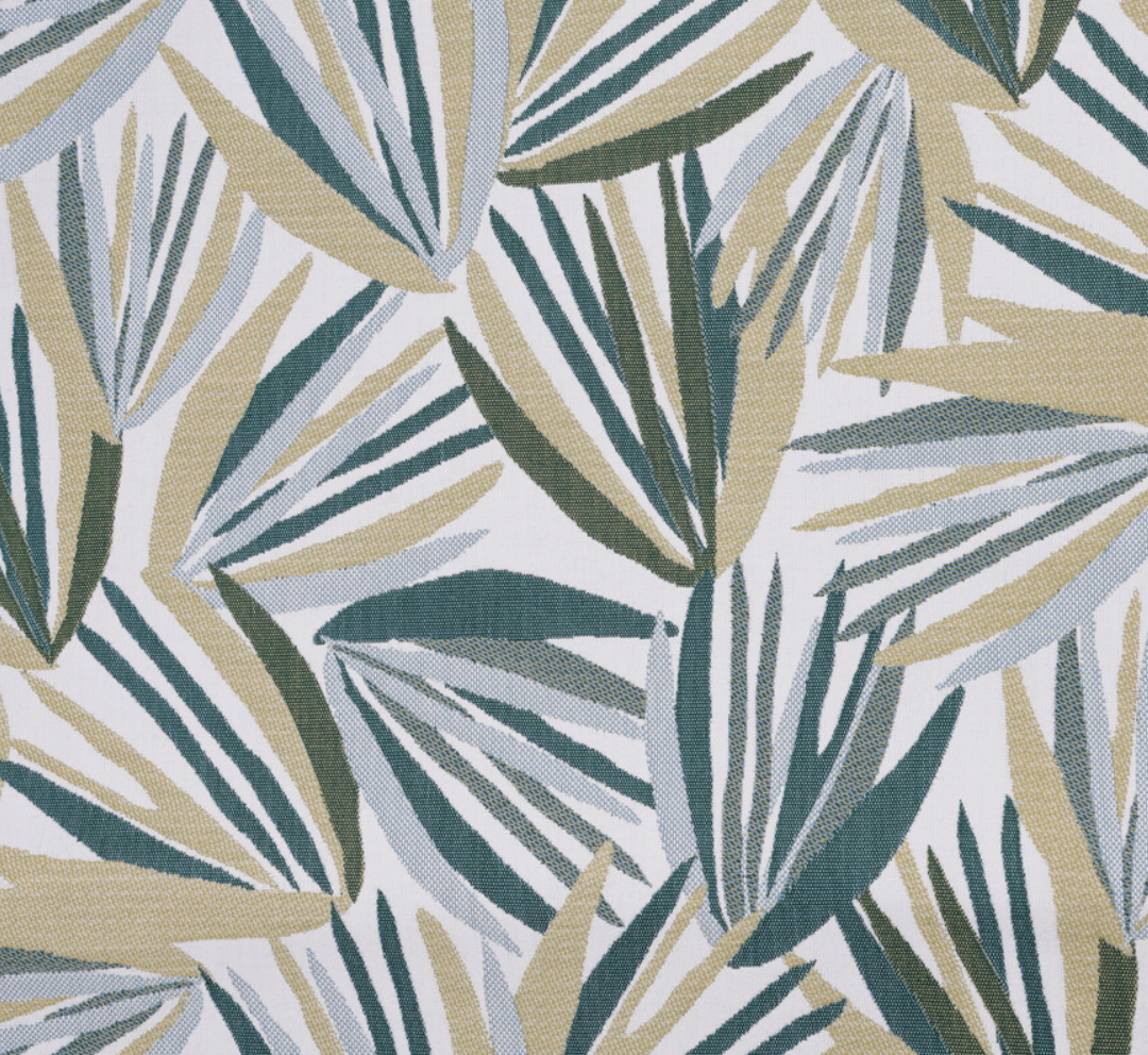 Palmetto Pillow Cover in Verdigris