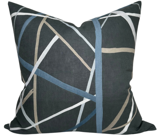 Simpatico Pillow Cover in Raven