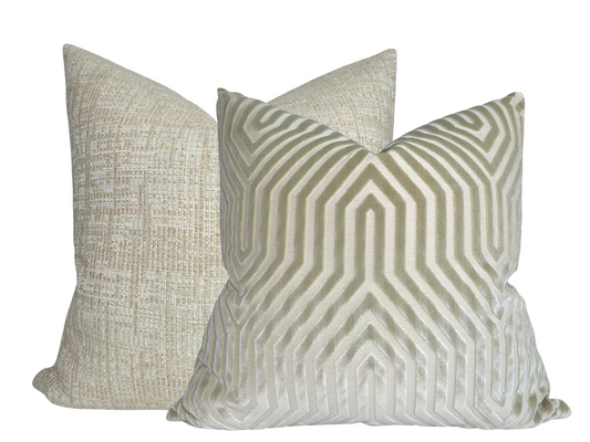 Vanderbilt Pillow Cover in Greige