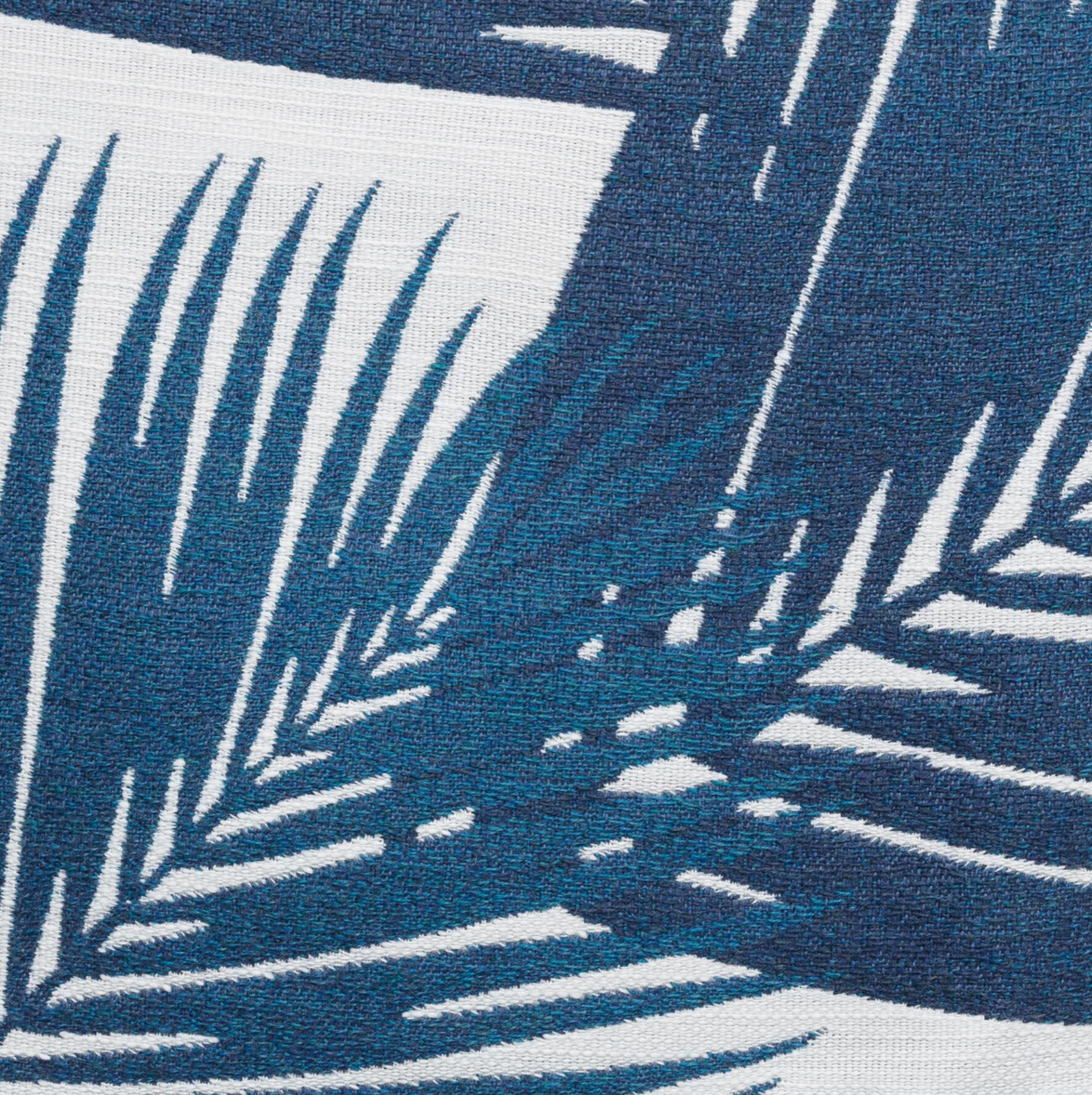 Yucca Pillow Cover in Blue, Indoor Outdoor Pillows