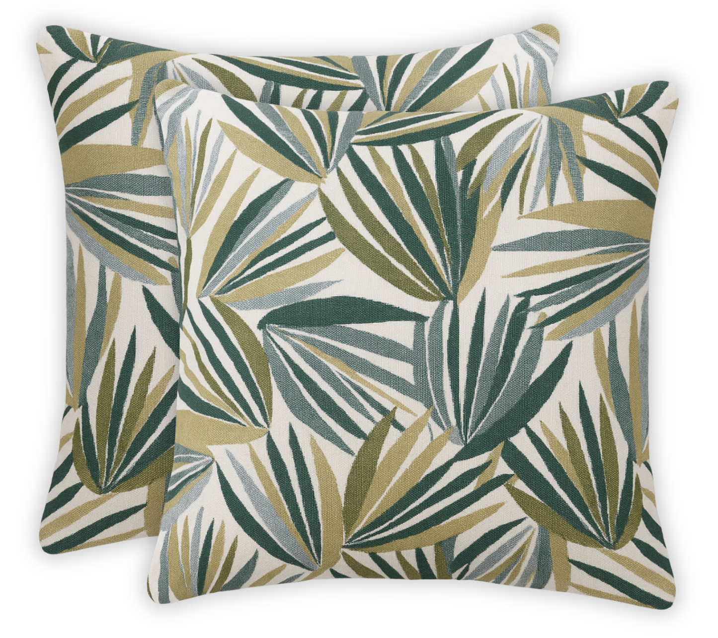 Palmetto Pillow Cover in Verdigris