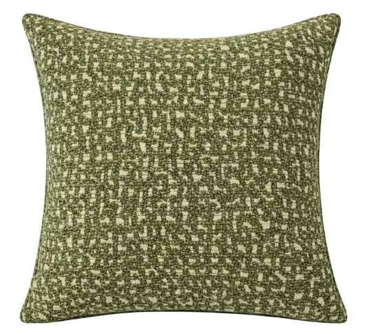 Serra Pillow Cover in Chive Green