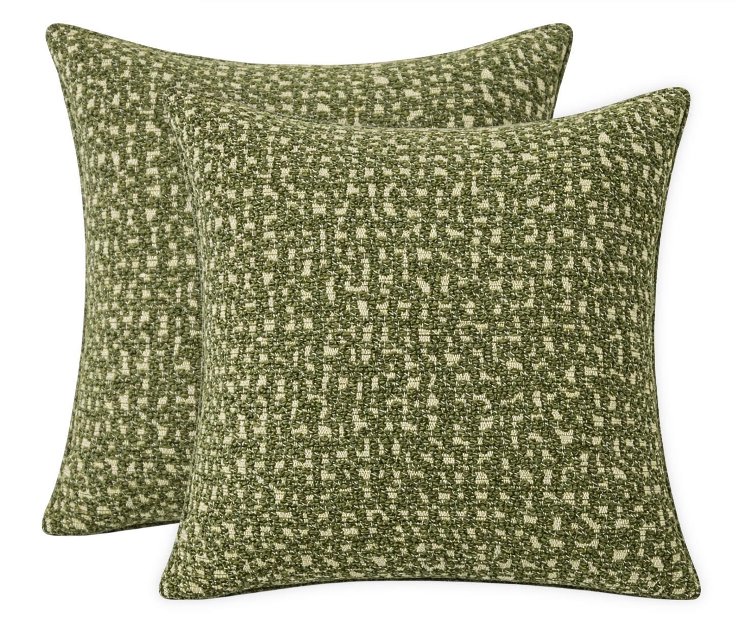 Serra Pillow Cover in Chive Green