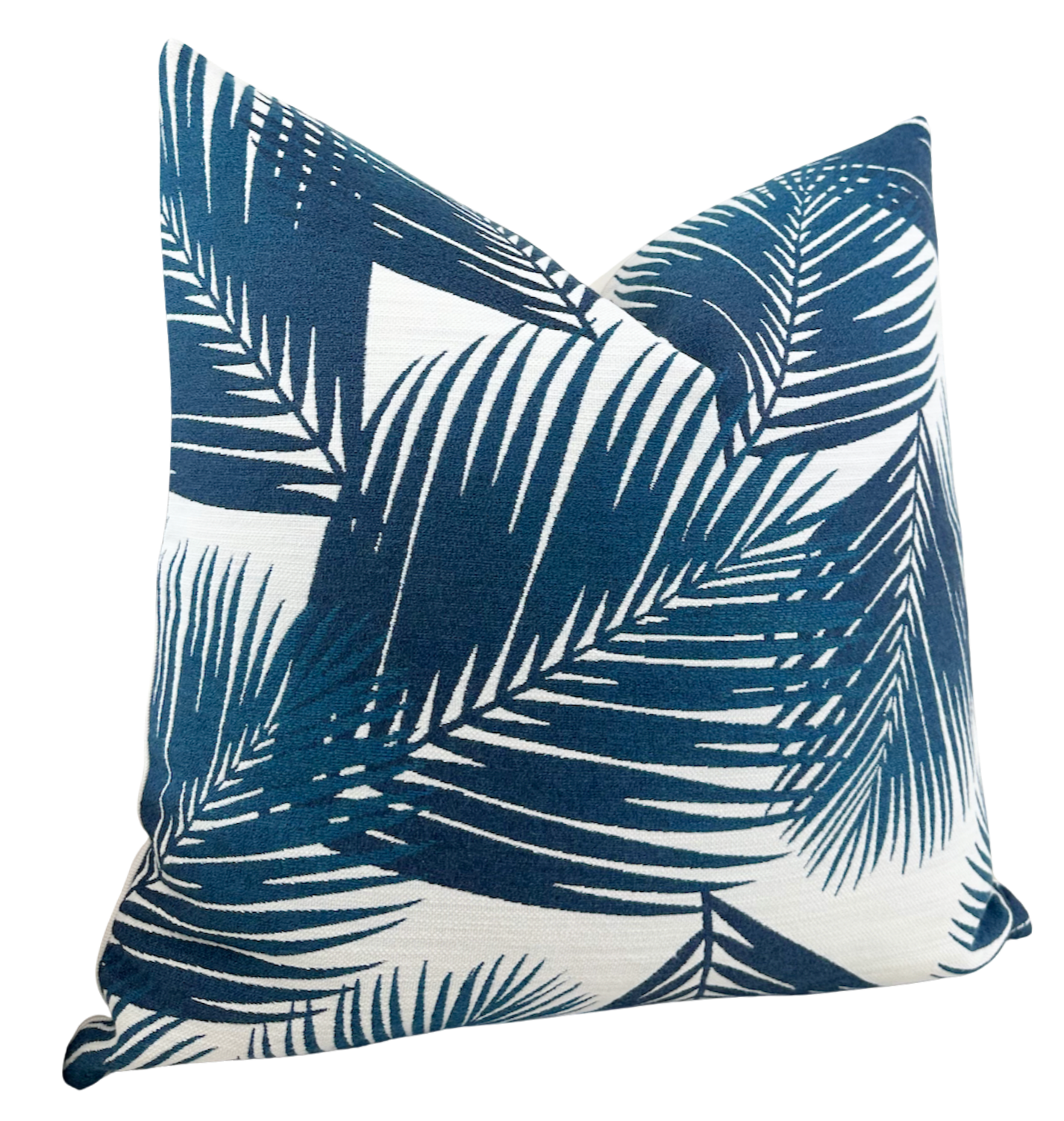 Yucca Pillow Cover in Blue, Indoor Outdoor Pillows