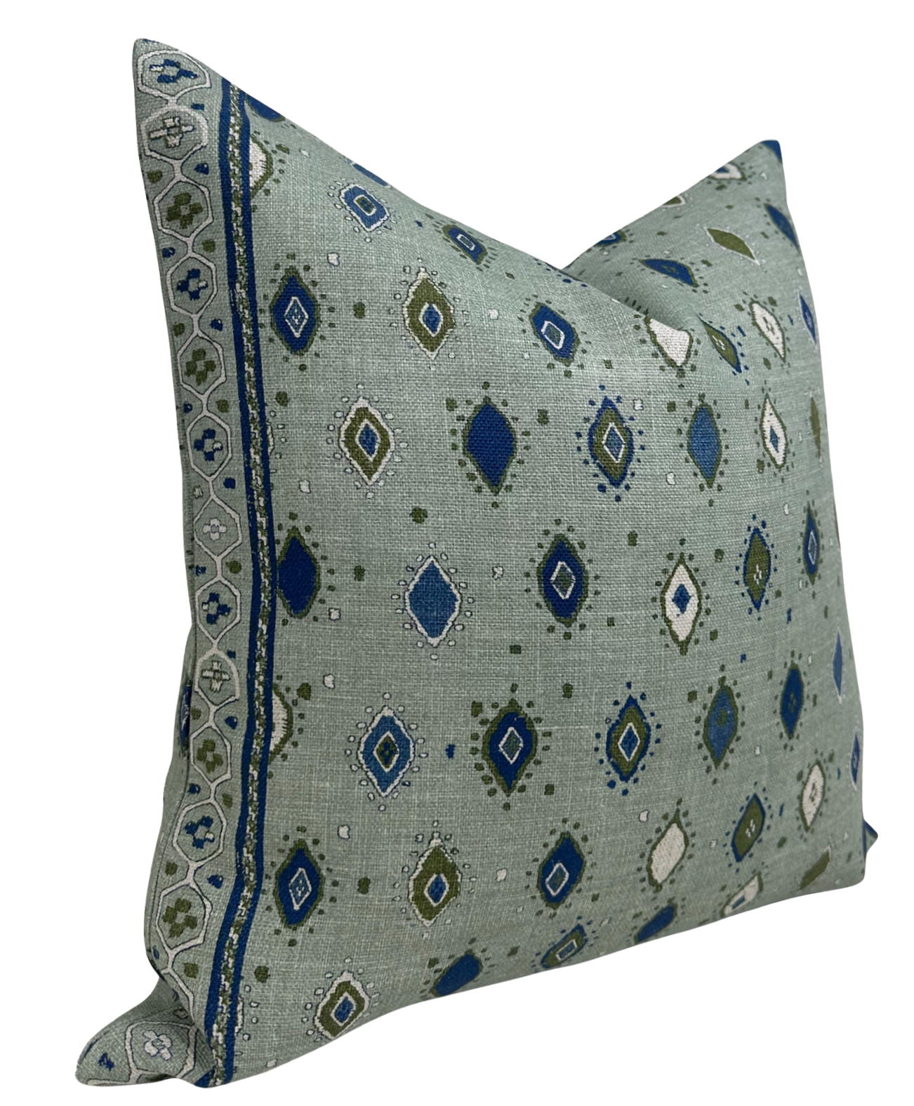 Oona Pillow Cover in Ocean Indigo