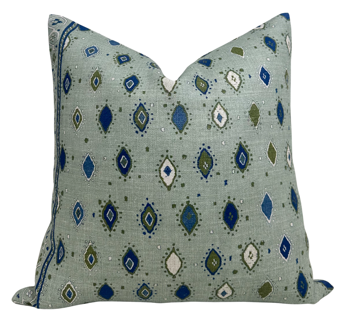 Oona Pillow Cover in Ocean Indigo