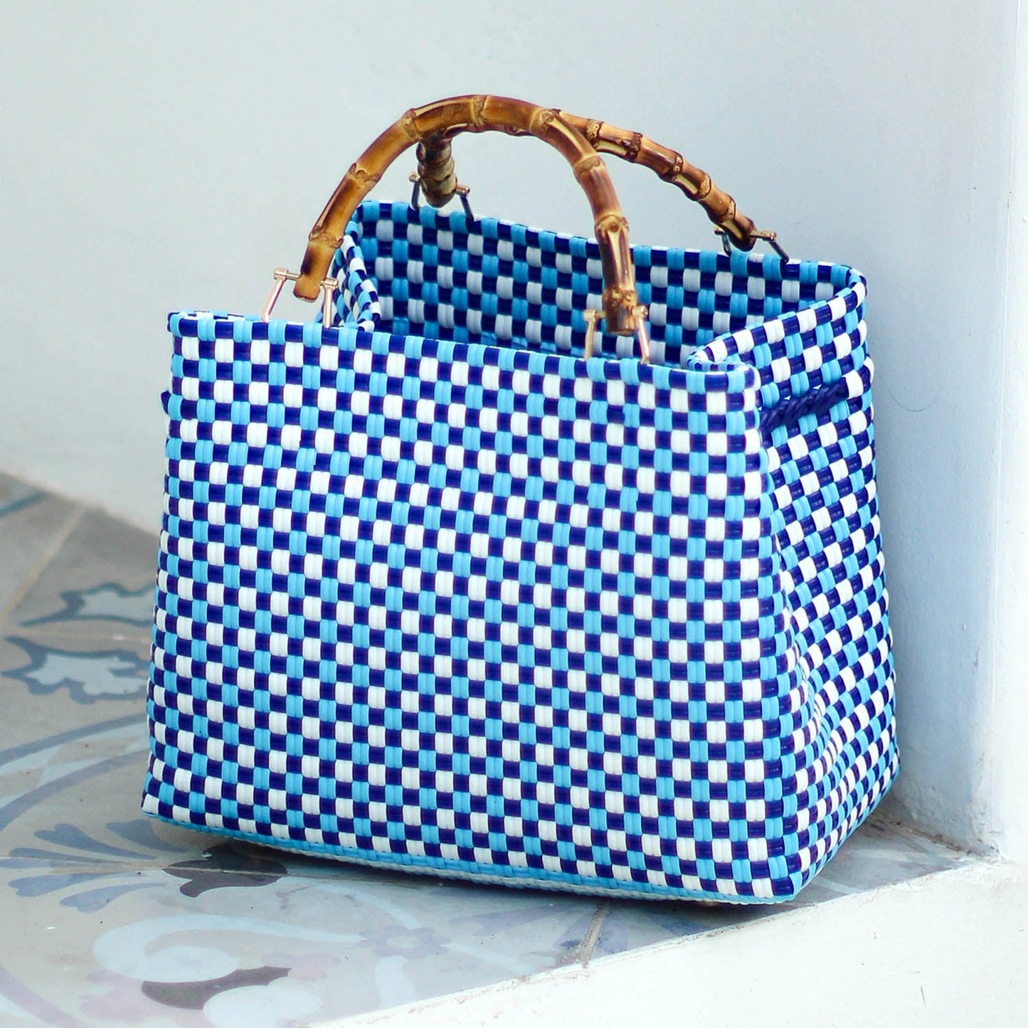 The Tuku Big Sur Recycled Market Tote Bag