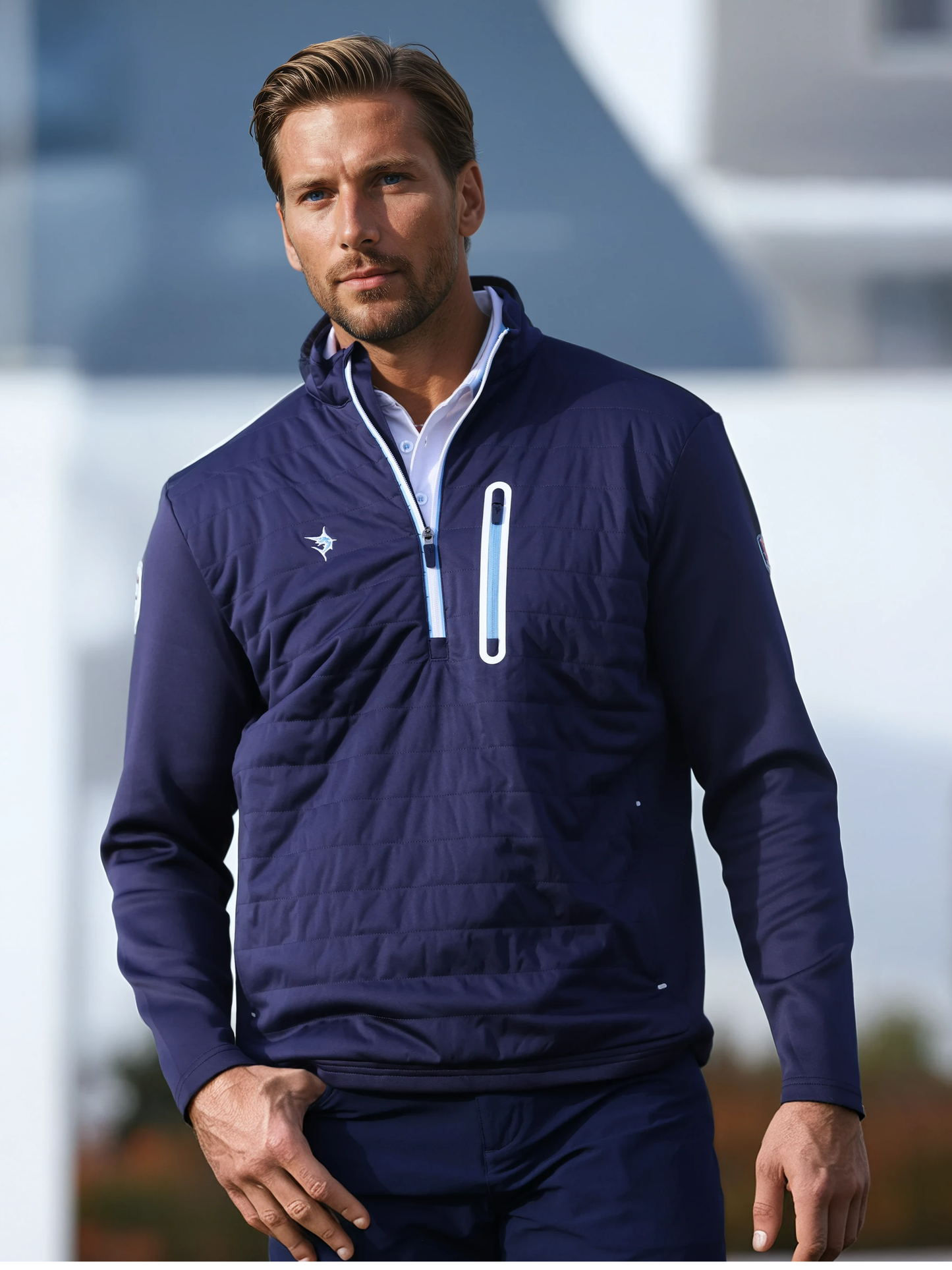 Hampton Pullover Technical Layer (Navy)