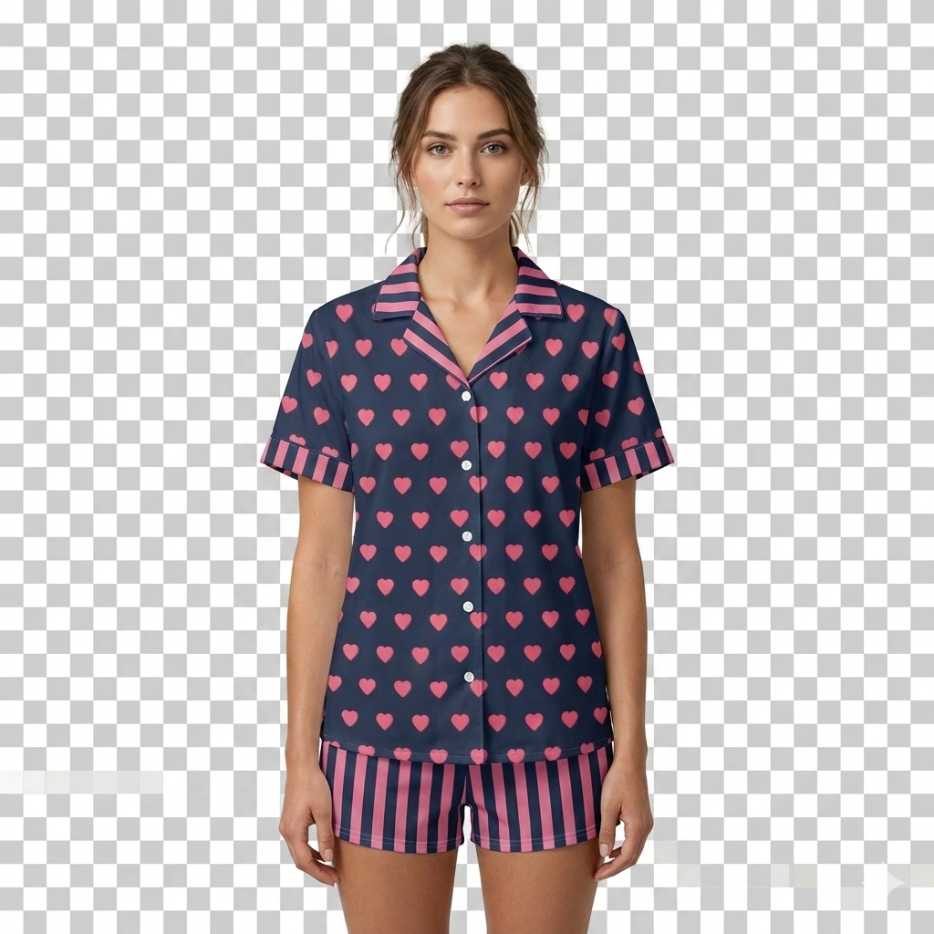 Be Mine - Valentine women’s short sleeve pajama top