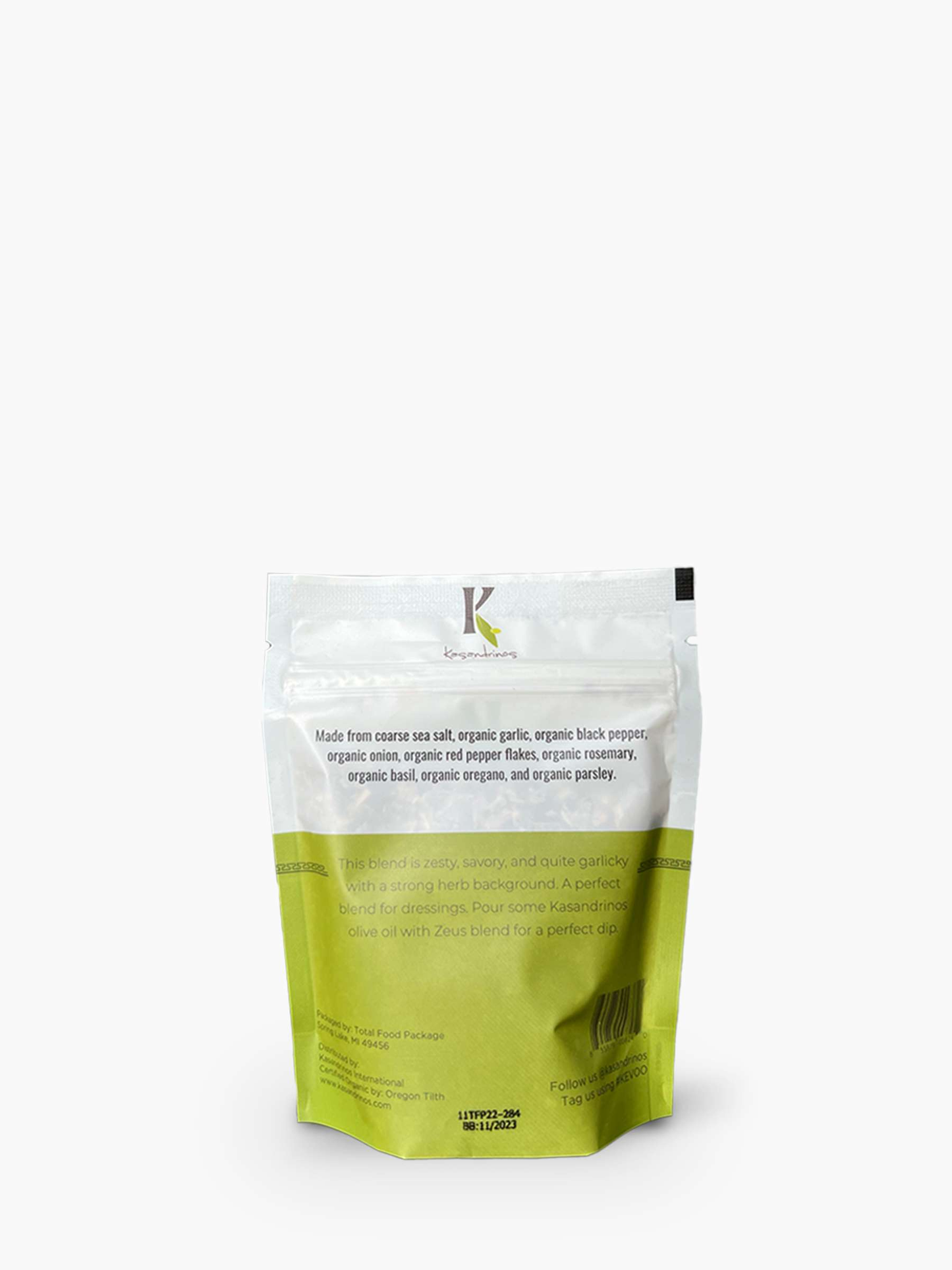 Kasandrinos Spice Variety Pack (3) - Ares Pepper Blend, Zeus Blend and Greek Sea Salt