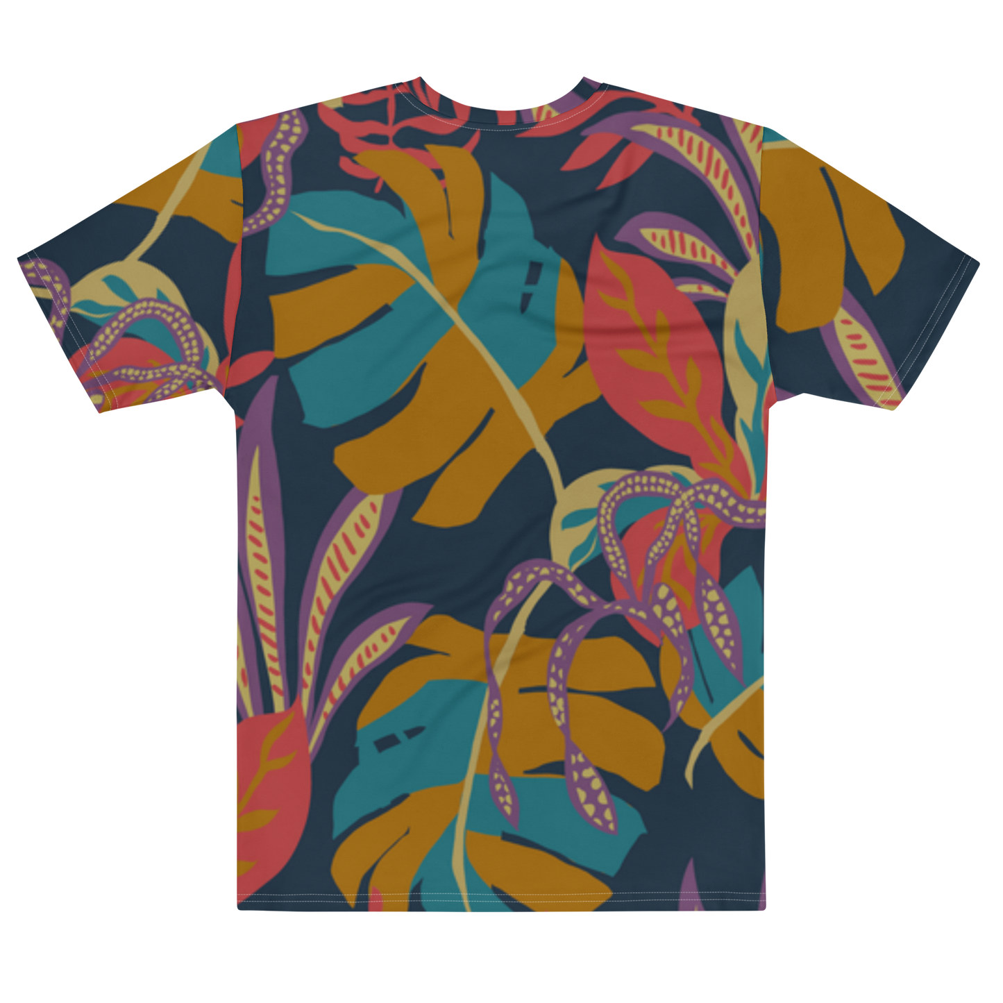 Men’s cotton crew neck t-shirt — Jungle Tropical Edition