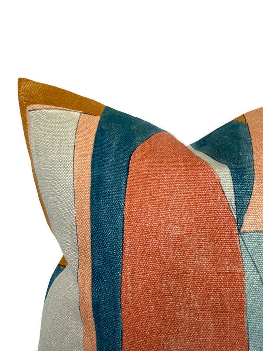 District Pillow Cover in Apricot