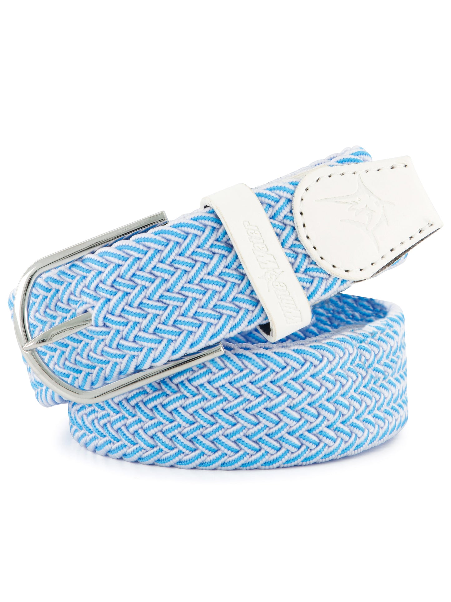 Waterline Braided Belt - Light Blue