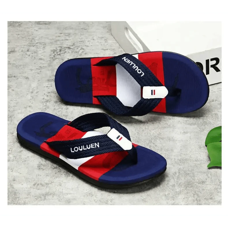 Men’s Casual Summer Flip Flops — Lightweight Breathable Beach Sandals (multiple color options)