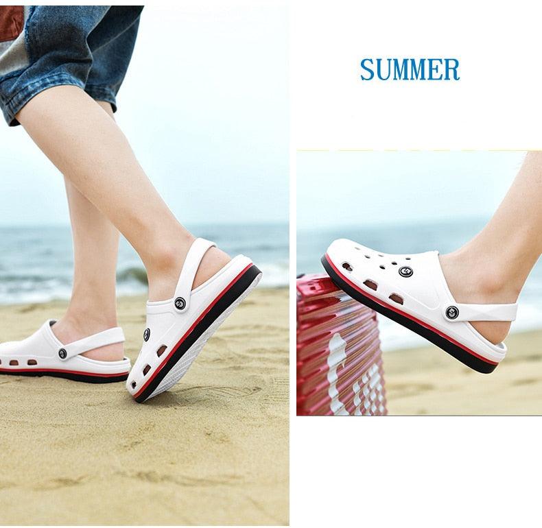 Men’s Lightweight Comfort Clogs — Breathable Summer Beach & Walking Shoes (multiple colors)