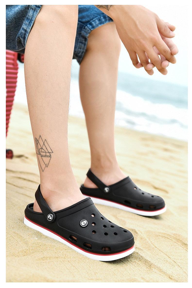 Men’s Lightweight Comfort Clogs — Breathable Summer Beach & Walking Shoes (multiple colors)