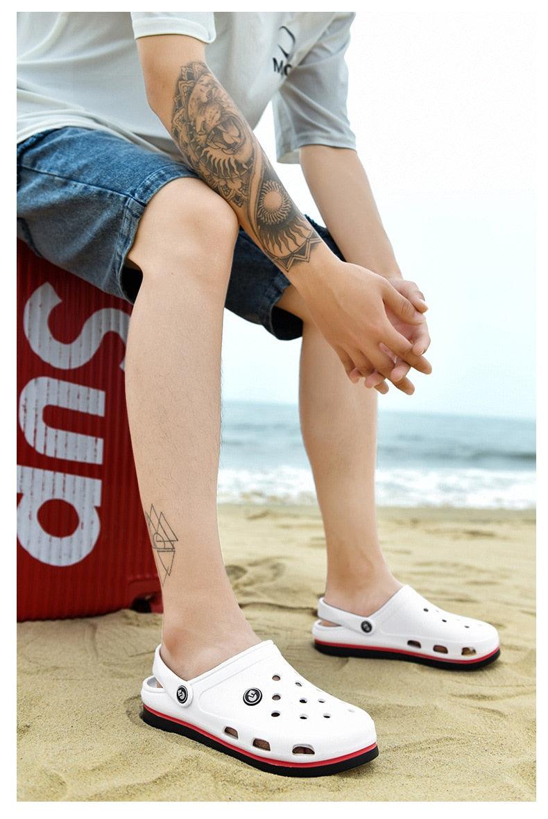 Men’s Lightweight Comfort Clogs — Breathable Summer Beach & Walking Shoes (multiple colors)