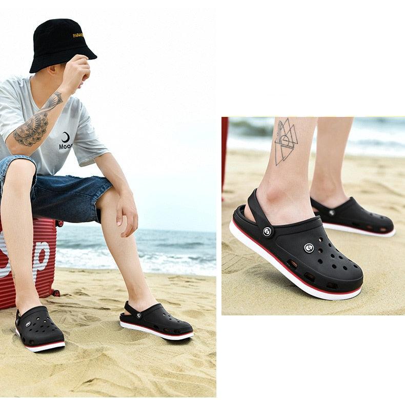 Men’s Lightweight Comfort Clogs — Breathable Summer Beach & Walking Shoes (multiple colors)