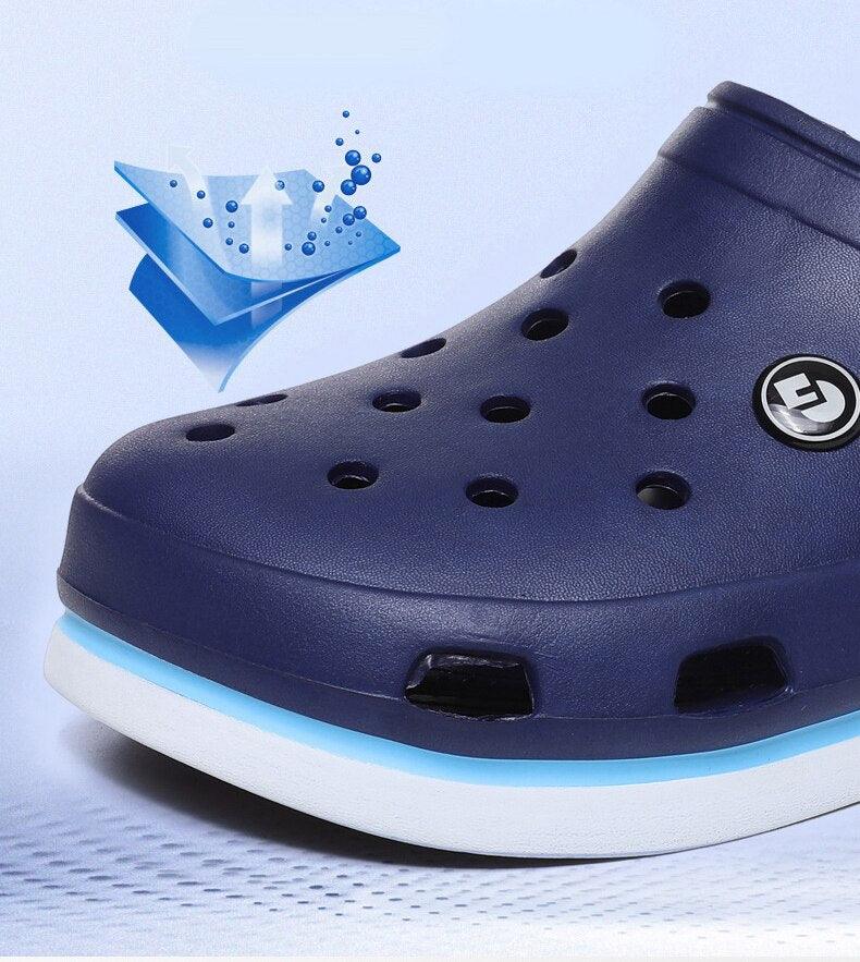 Men’s Lightweight Comfort Clogs — Breathable Summer Beach & Walking Shoes (multiple colors)