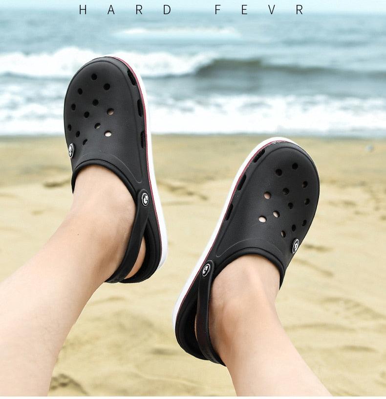 Men’s Lightweight Comfort Clogs — Breathable Summer Beach & Walking Shoes (multiple colors)