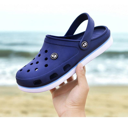 Men’s Lightweight Comfort Clogs — Breathable Summer Beach & Walking Shoes (multiple colors)