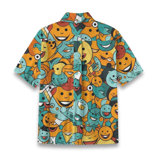 Kid's Shirt With Pocket - Smiling Faces