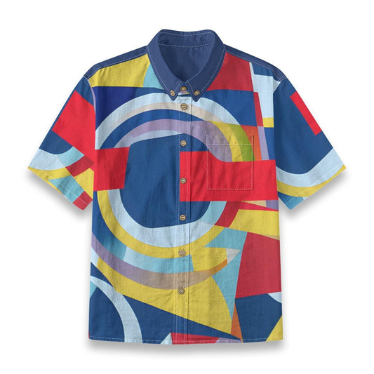 Kid's Shirt With Pocket - "Geo Power ll"