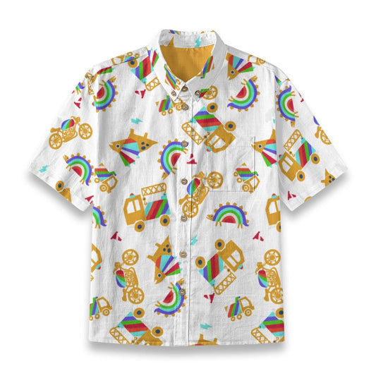 Kid's Shirt With Pocket - "The Transport"