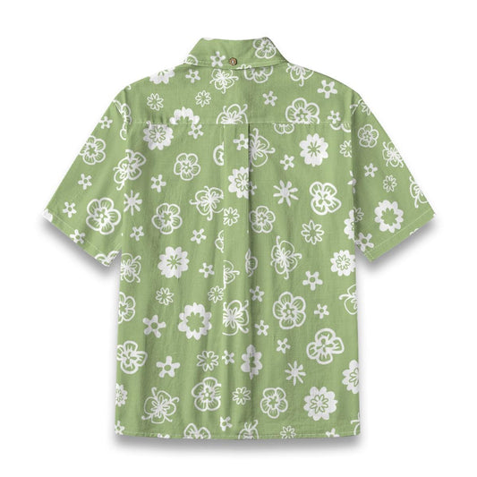 Kid's Shirt With Pocket - "Flower Power"