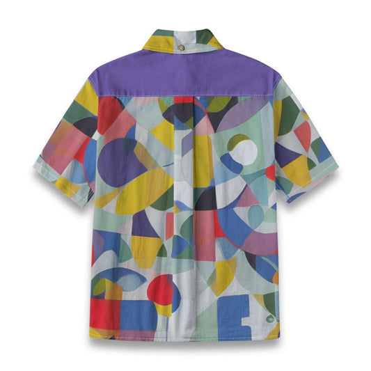 Kid's Shirt With Pocket - "Geo Power"