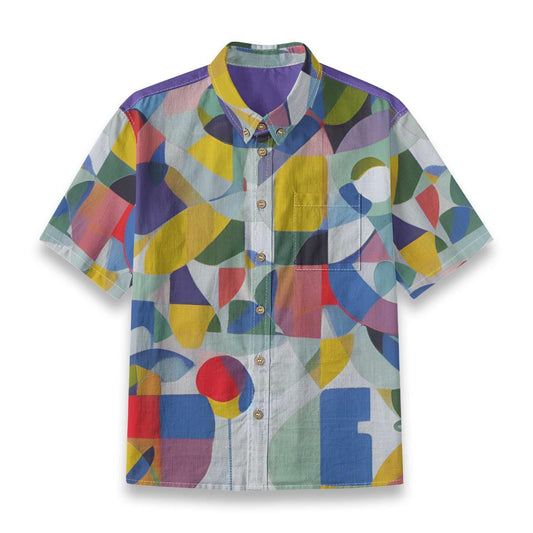 Kid's Shirt With Pocket - "Geo Power"