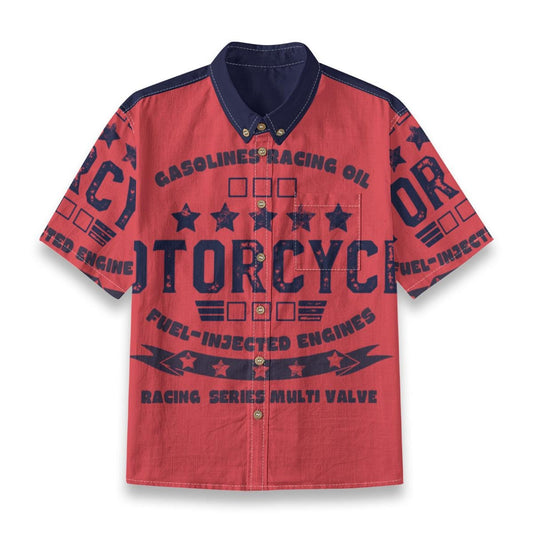 Kid's Shirt With Pocket - "Start your Engines"