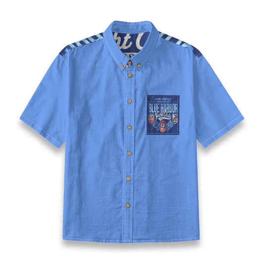 Kid's Shirt With Pocket - "Yacht Club 1968"